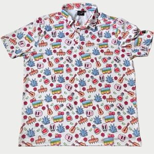Sunday Swagger Fiesta Polo Performance Golf Shirt